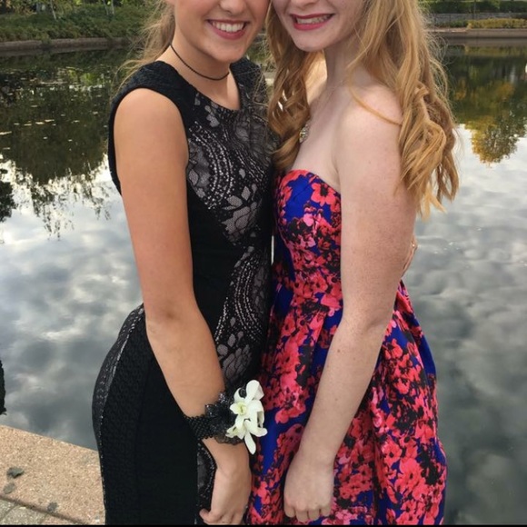 Floral print cocktail dress - Picture 2 of 2